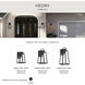 Hedry 1 Light 10 inch Matte Black Outdoor Wall Lantern