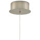 Alsop 1 Light 6 inch Brown and Black with Silver Multi-Drop Pendant Ceiling Light