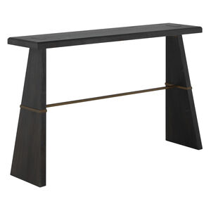 Havana 52 X 12 inch Black / Brown Console Table