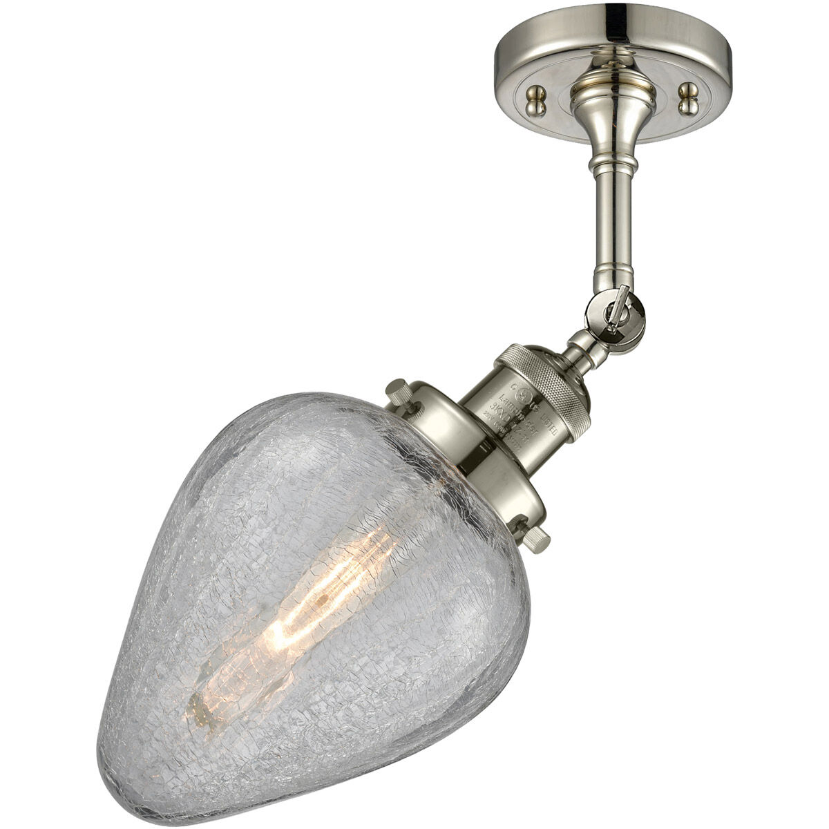 Franklin Restoration Geneseo LED 7 inch Polished Nickel Sconce Wall Light, Franklin Restoration