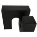 Leopold 24 X 24 inch Matte Black Side Table