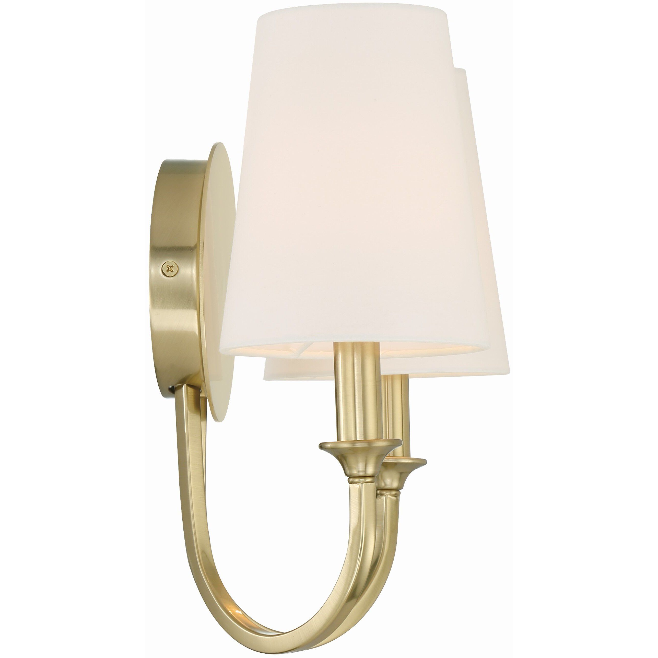 Payton Bath Wall Light in Vibrant Gold