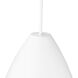 Kayman 1 Light 15 inch Matte White Indoor Pendant Ceiling Light