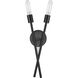 Astra 2 Light Matte Black Wall Bracket Wall Light, Design Series