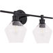 Rochester 2 Light 19 inch Black Wall sconce Wall Light