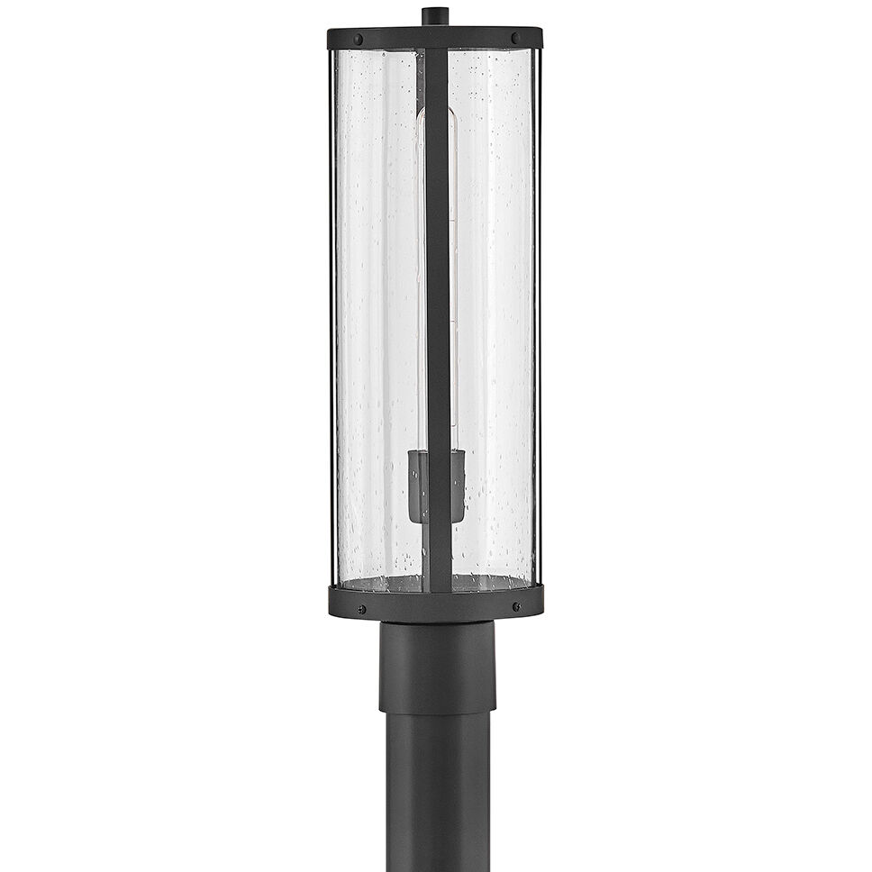 Alfie 1 Light 20 inch Black Outdoor Post Mount