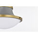 Lafayette 1 Light 14 inch Matte Gray Pendant Ceiling Light