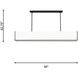 Kelly by Kelly Wearstler Velero LED 56 inch Aged Iron Linear Chandelier Ceiling Light