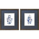 Indigo Vase II Blue and Multi and White Framed Art, Propac