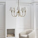 Drew & Jonathan Elsay 6 Light 36.38 inch Satin Brass Chandelier Ceiling Light, Large