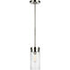 C&M by Chapman & Myers Garrett 1 Light 5.5 inch Polished Nickel Pendant Ceiling Light