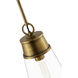 Wentworth 1 Light 7.5 inch Rubbed Brass Pendant Ceiling Light