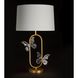 Monarch 27.5 inch 150.00 watt Gold Leaf Table Lamp Portable Light, Oval