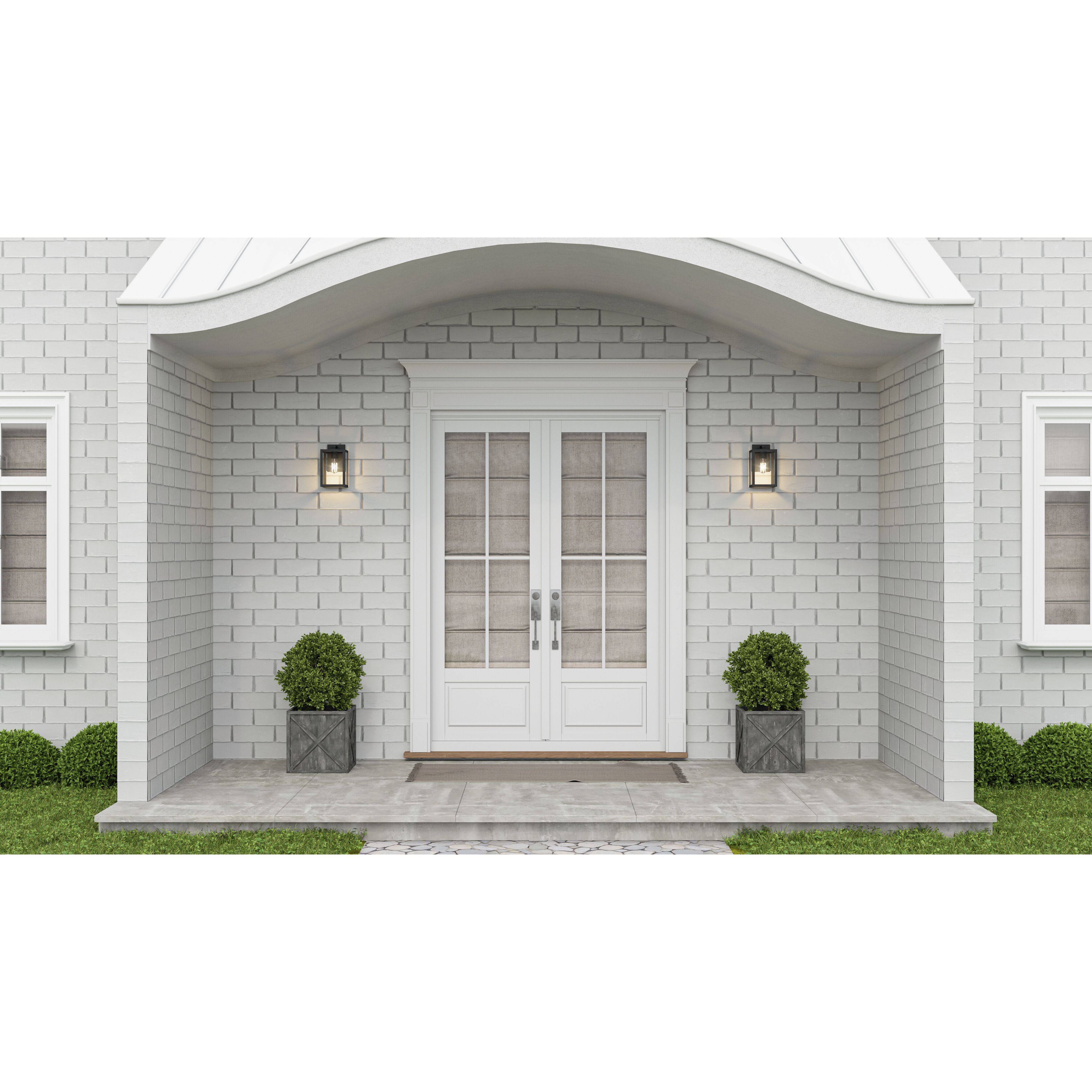 Westover 1 Light 10 inch Earth Black Outdoor Wall Lantern