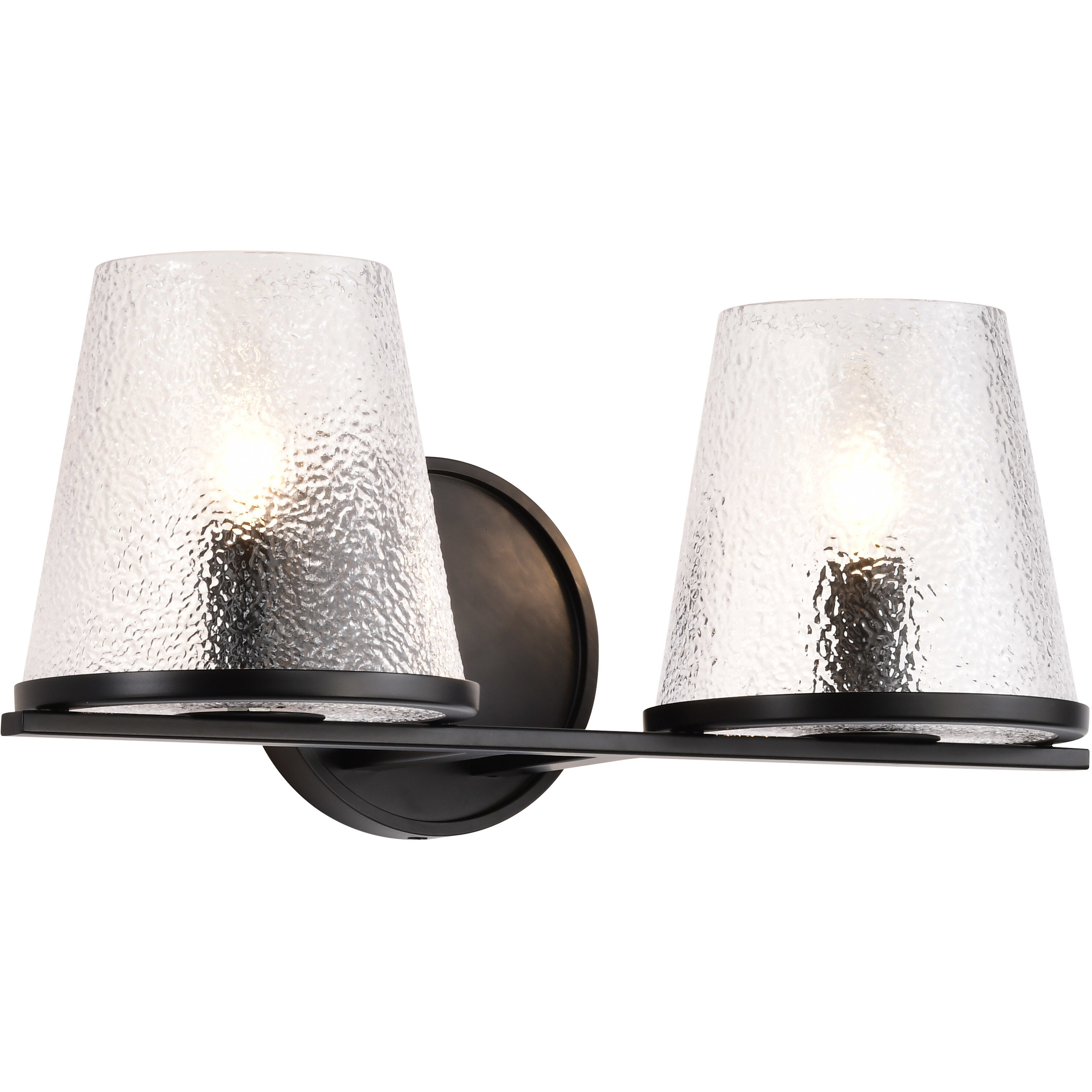 Valentine 16 inch Black Vanity Wall Light