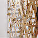 Canada 43 inch 0.30 watt Gold Floor Lamp Portable Light