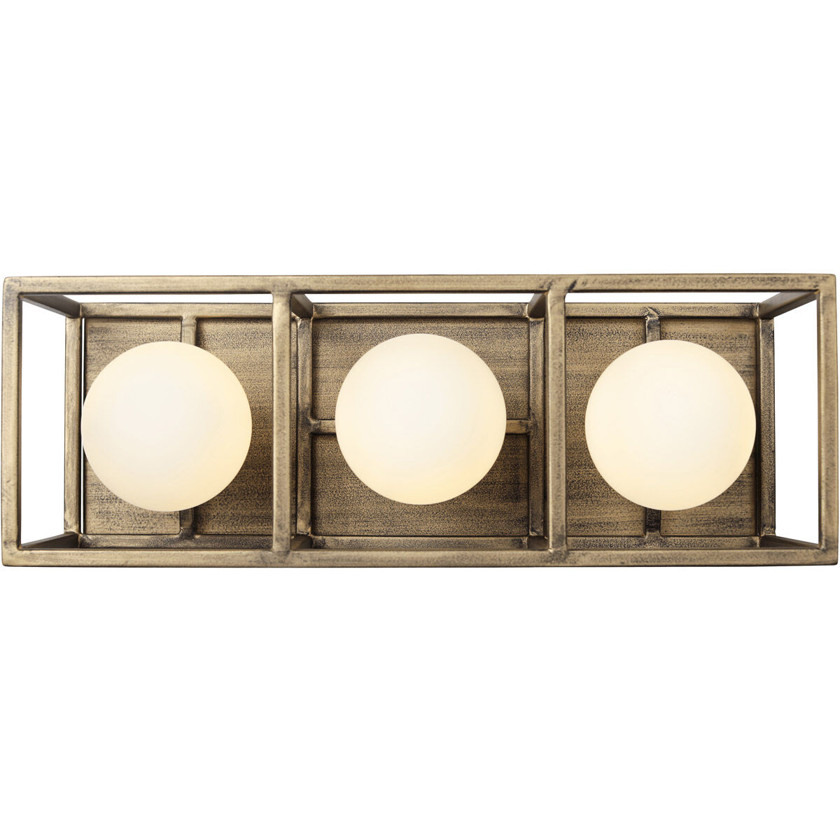 Plaza LED 14.38 inch Havana Gold and Carbon Bath Vanity Wall Light