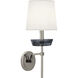 Cristallo 1 Light 6.5 inch Polished Nickel Wall Sconce Wall Light