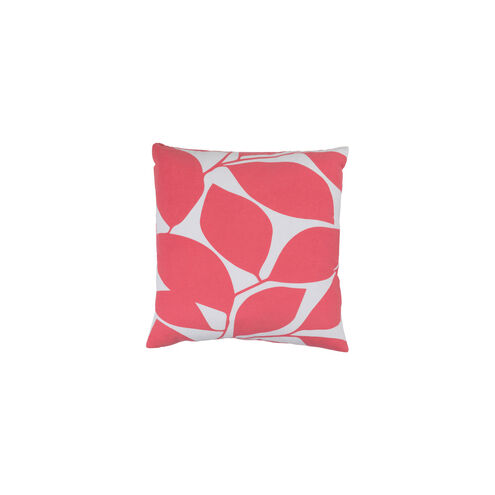 Somerset 20 X 20 inch Bright Pink and Ivory Throw Pillow