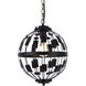 Levante 1 Light 12 inch Black Pendant Ceiling Light