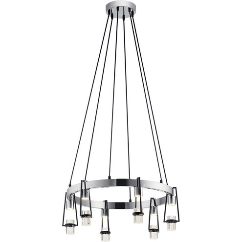 Ayse LED 26.5 inch Matte Black Chandelier Ceiling Light