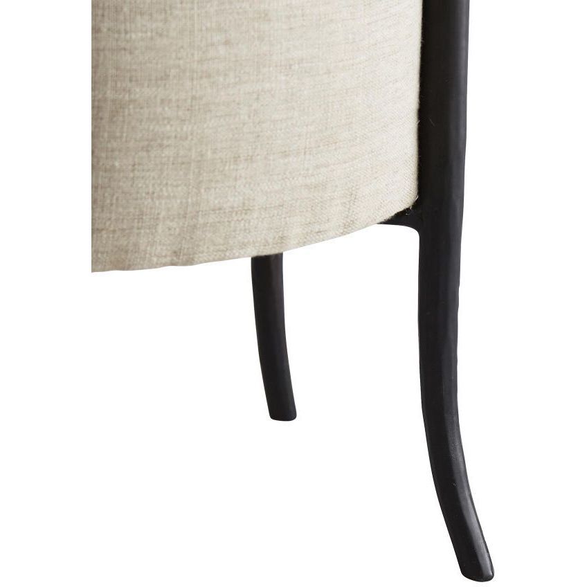 Pagoda 19 inch Natural Ottoman