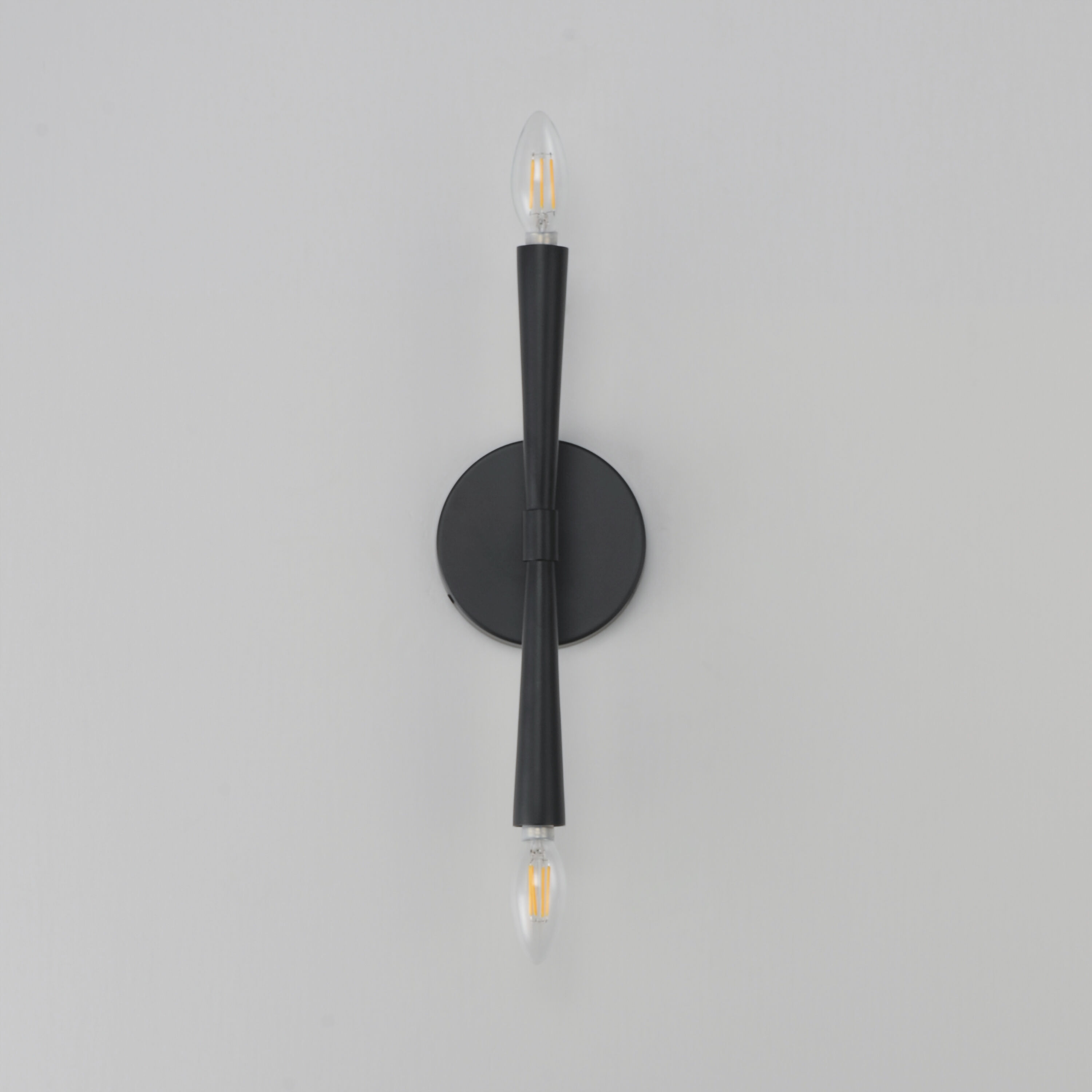 Rome 2 Light 5 inch Black ADA Wall Sconce Wall Light