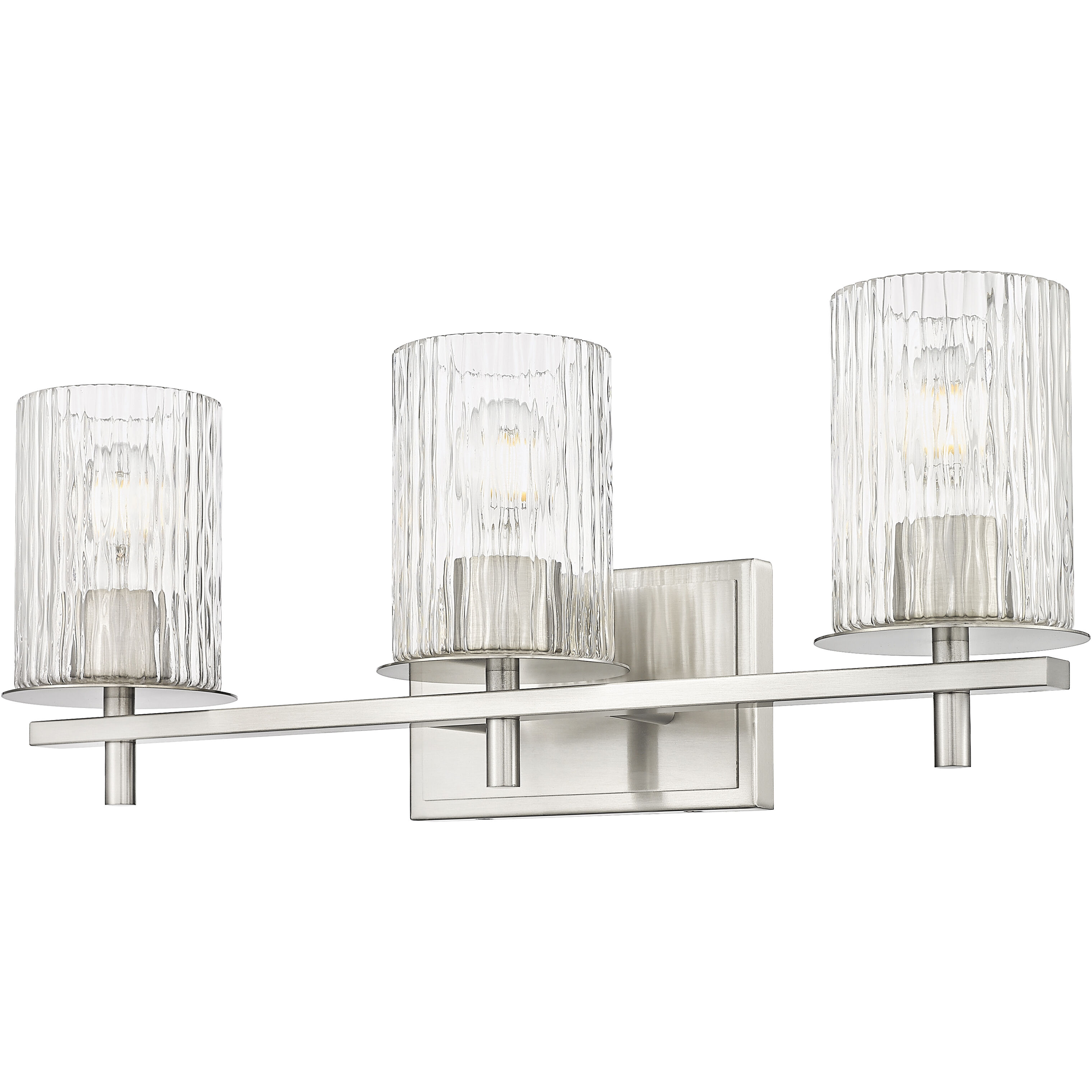 Grayson 3 Light 23 inch Brushed Nickel Vanity Wall Light
