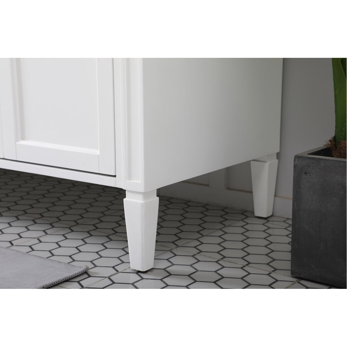 Park Avenue 72 X 22 X 35 inch White Vanity Sink Set