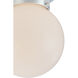 Orb 1 Light 6 inch Brushed Nickel Flush Mount Ceiling Light