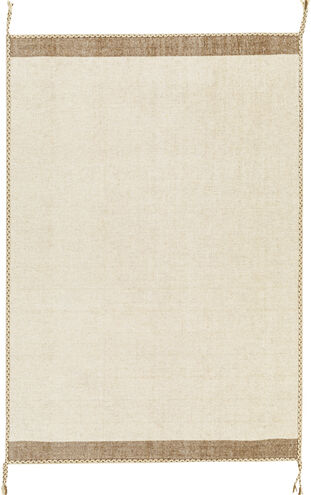 Bushra 108 X 72 inch Tan Rug, Rectangle