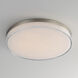 Edge LED 11 inch Satin Nickel Flush Mount Ceiling Light