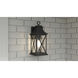 Ellerbee 1 Light 18 inch Mottled Black Outdoor Wall Lantern, Medium