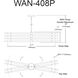 Wand 8 Light 35.5 inch Aged Brass Pendant Ceiling Light