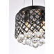 Tully 4 Light 10 inch Black Pendant Ceiling Light