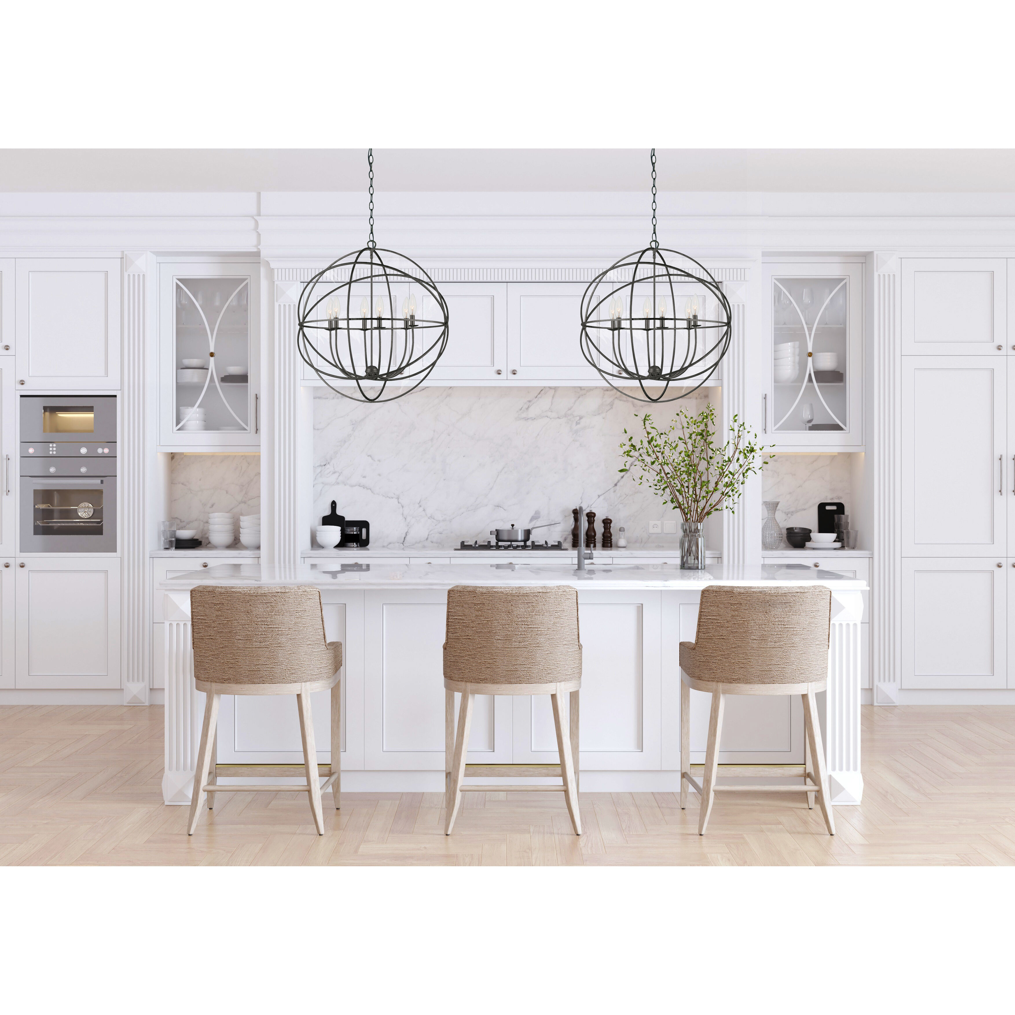 Somma Way 6 Light 22.5 inch Bronze Chandelier Ceiling Light