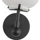 Alora Mood Cherise 1 Light 6.75 inch Matte Black Bath Vanity Light Wall Light