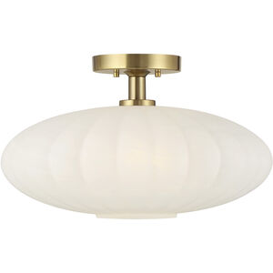 Traditional 1 Light 18.00 inch Semi-Flush Mount