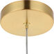 Novastella LED 5 inch Gold Pendant Ceiling Light