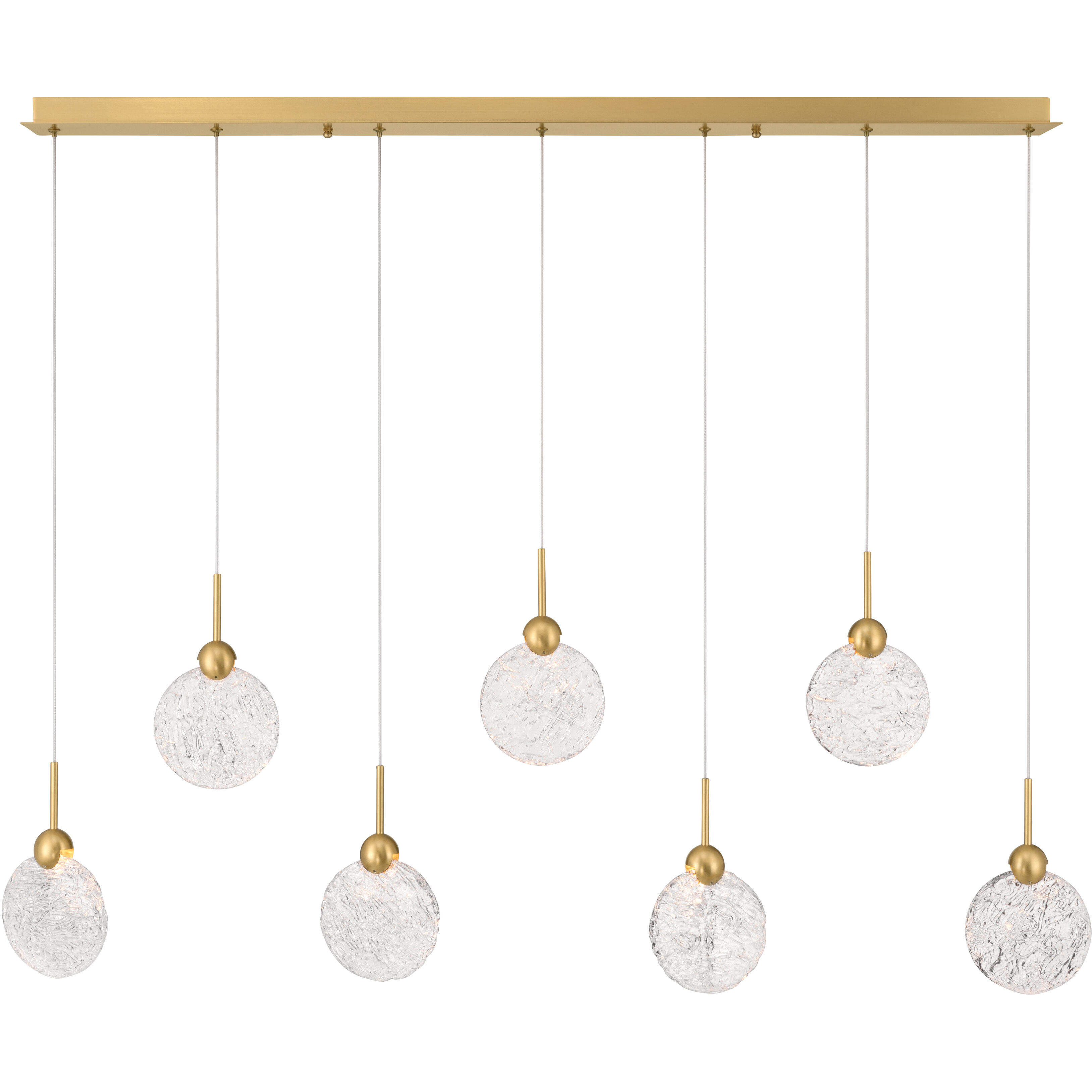 Briselle LED 5.75 inch Legacy Brass Pendant Ceiling Light