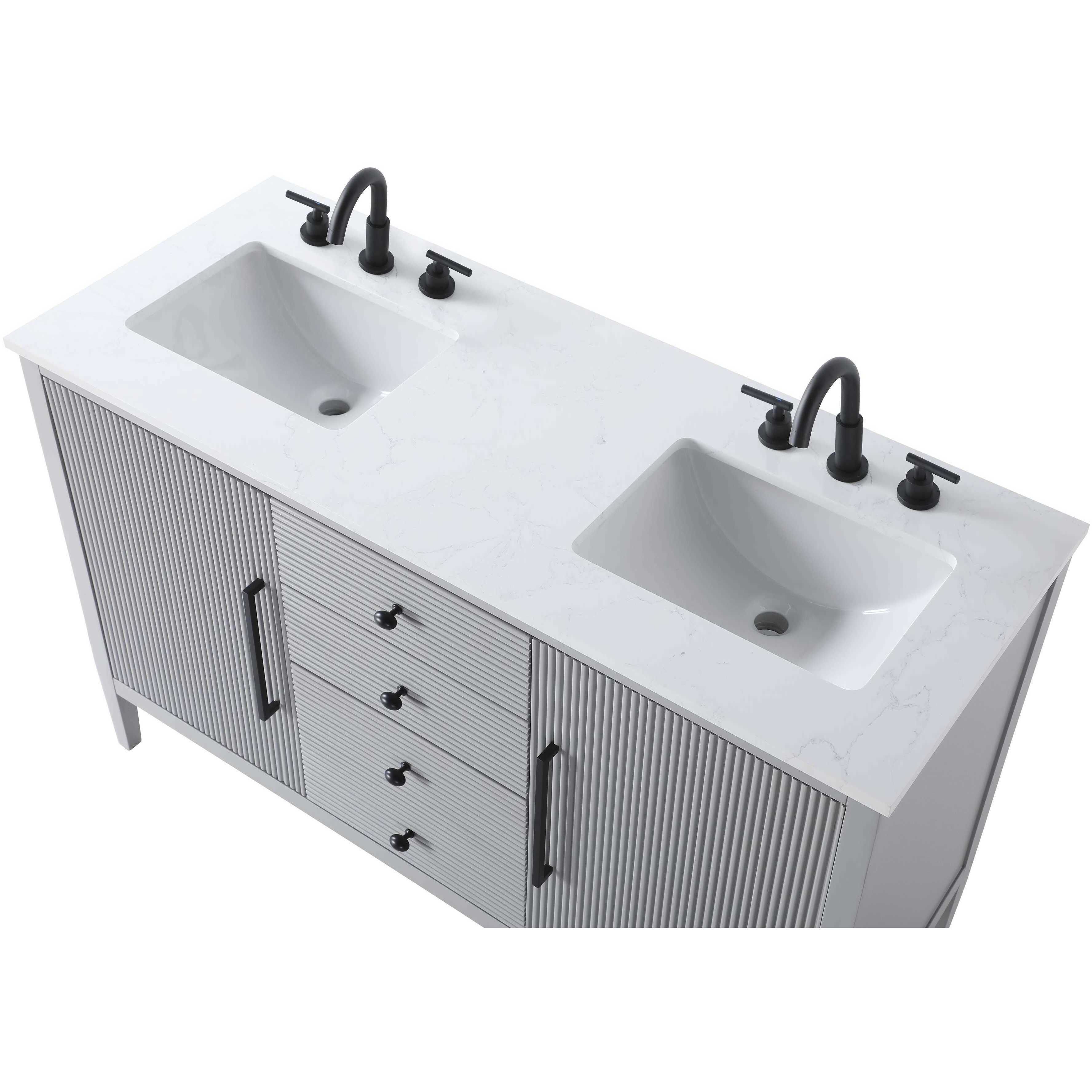 Blakely 54 X 34 inch Grey Bathroom Vanity Cabinet