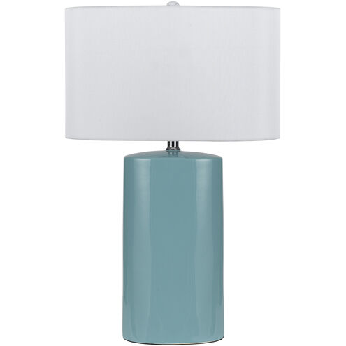 Minorca 27 inch 150 watt Blue Table Lamp Portable Light