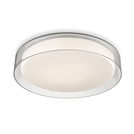 Aston LED 18 inch Clear Flush Mount Ceiling Light