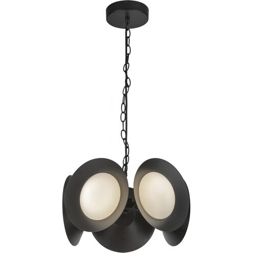 Cleo LED 16 inch Black Chandelier Ceiling Light