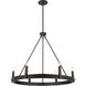 Dalvor 6 Light 36 inch Dark Bronze Pendant Ceiling Light