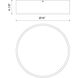 Alora Mood Brisbane 3 Light 16 inch Matte Black Flush Mount Ceiling Light