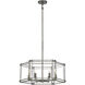 Langen Square 6 Light 24 inch Antique Nickel Pendant Ceiling Light