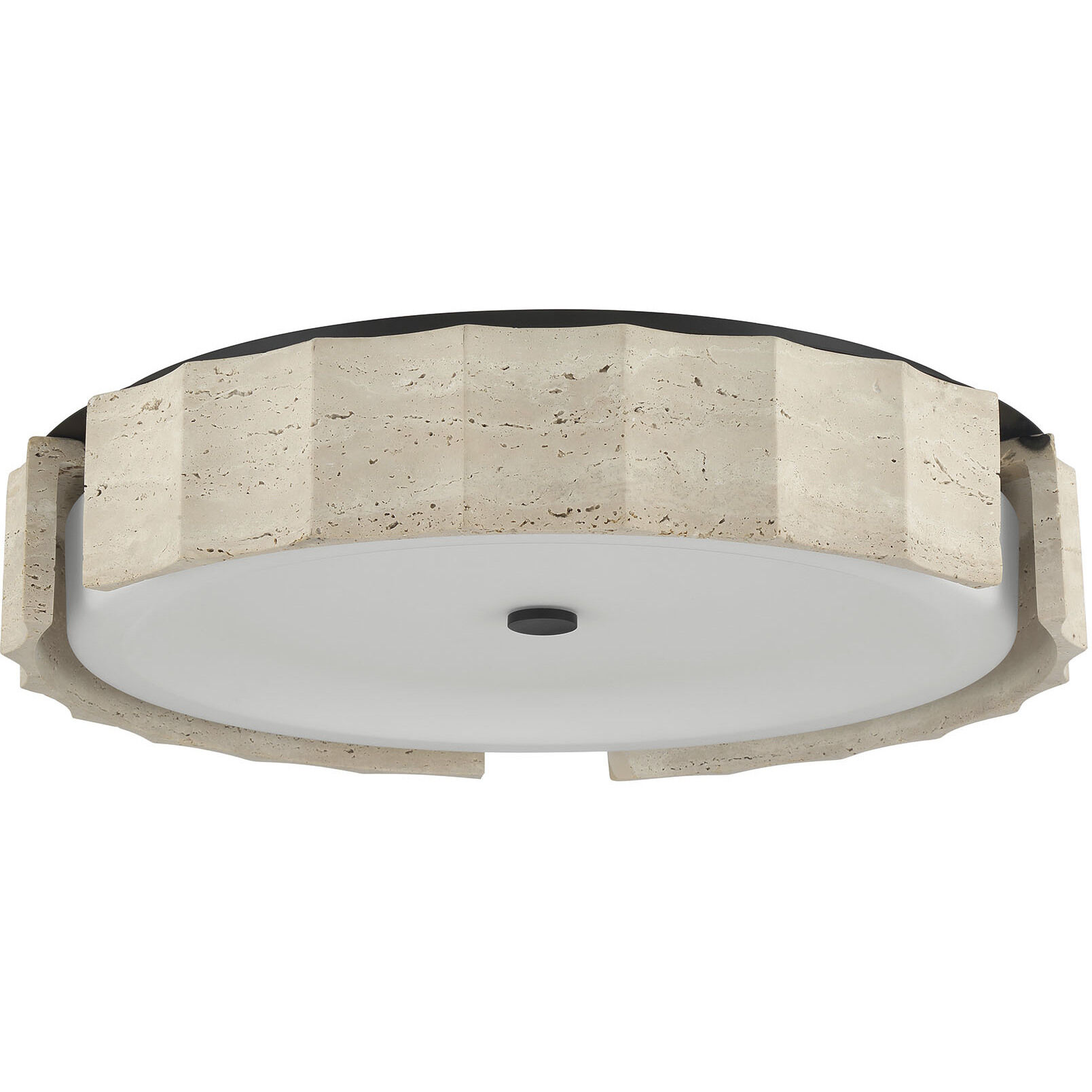 Roslington LED 23.75 inch Matte Black Flush Mount Ceiling Light