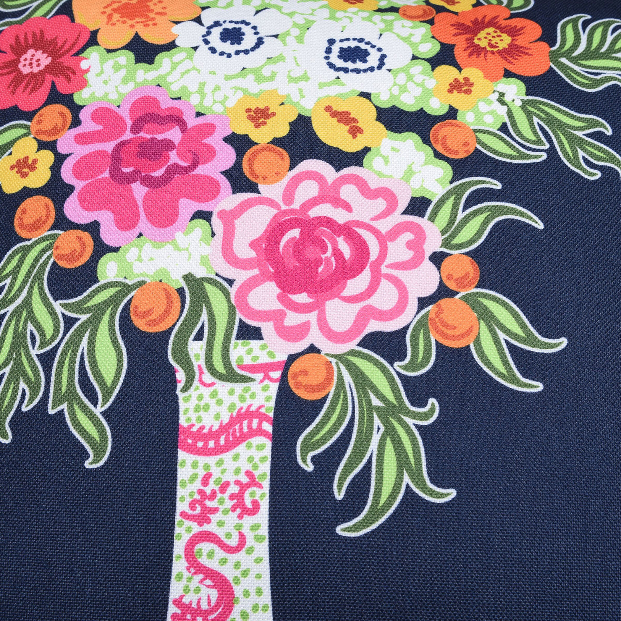 Dann Foley 24 inch Navy Throw Pillow