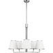 Esther 5 Light 26.63 inch Polished Nickel Chandelier Ceiling Light